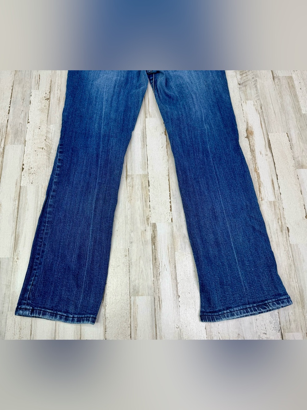 VIGOSS Straight Leg Jeans Women’s 13/14 (34x30) Blue Wash Stretch Denim - Picture 11 of 11